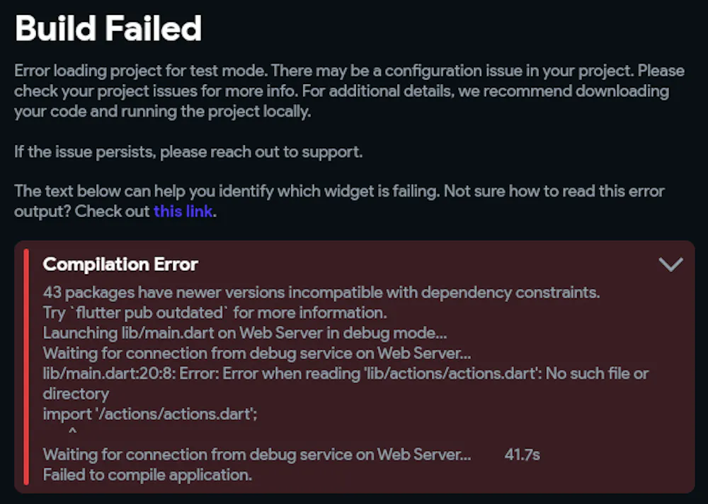 Brand new Project has Compilation Errors