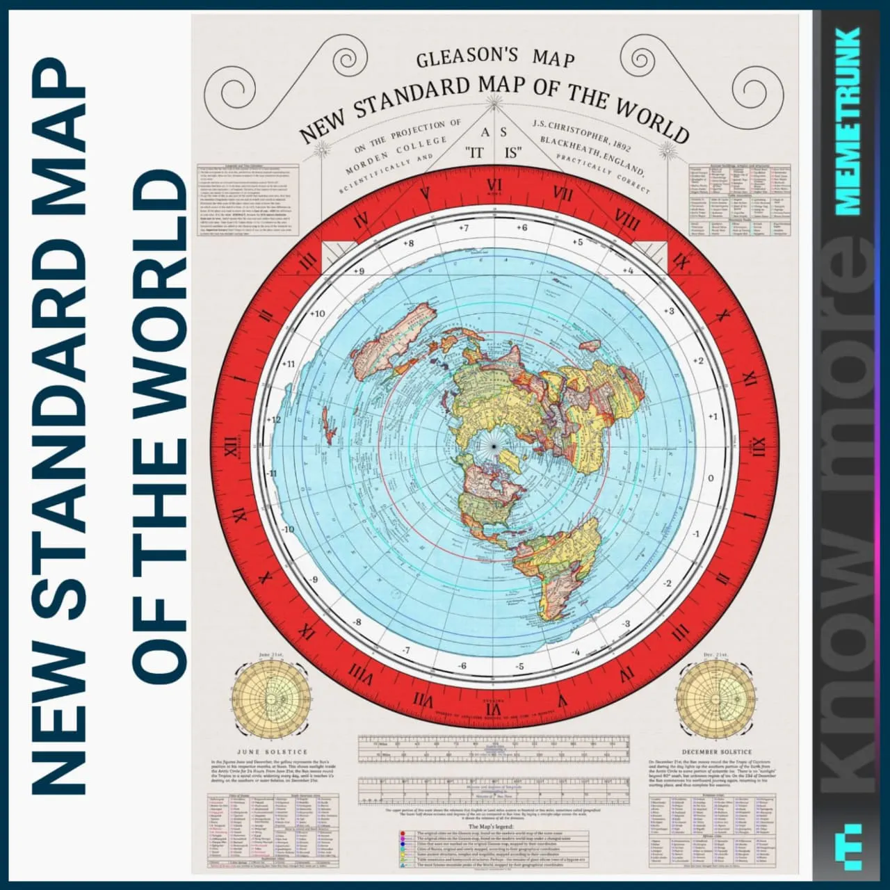 NEW STANDARD MAP OF THE WORLD
