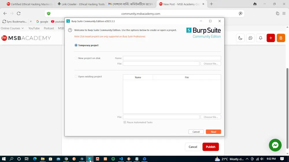burbsuite ব্যবহার