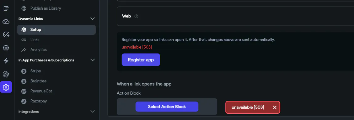 New FlutterFlow Dynamic Links - 