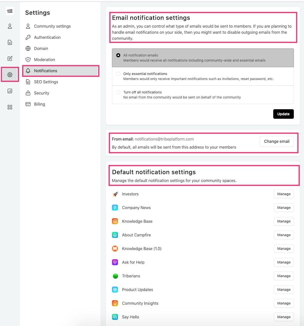 Notification Settings