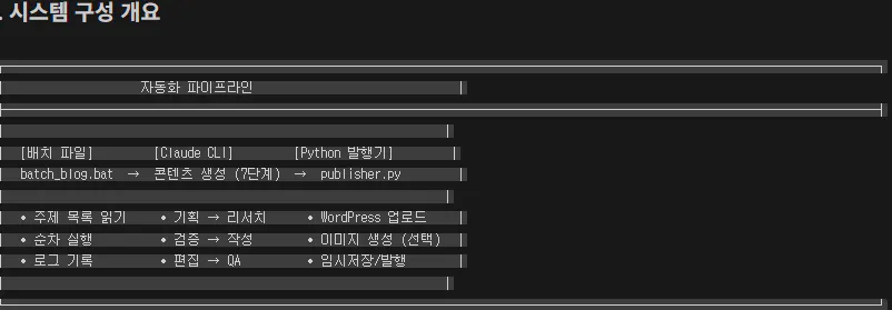한국어 메뉴 스크린샷
