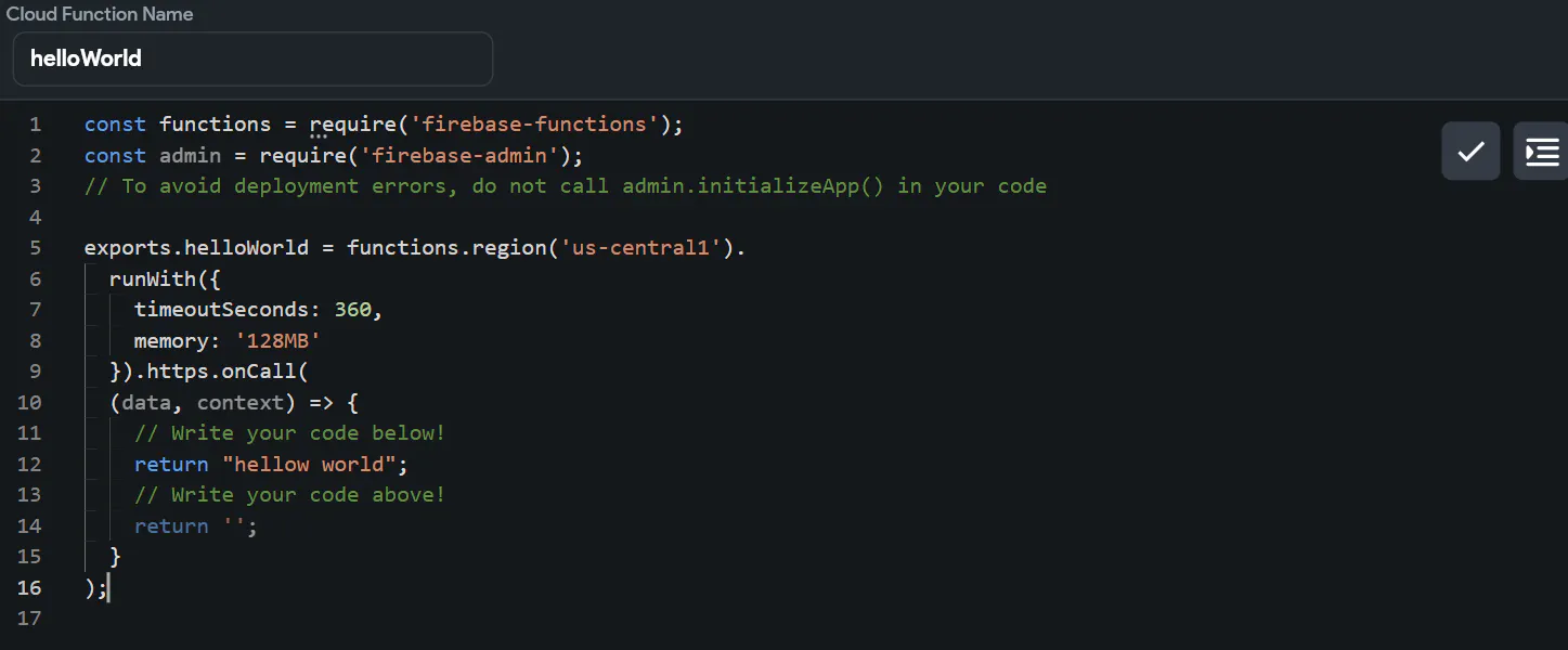 Cloud functions not running