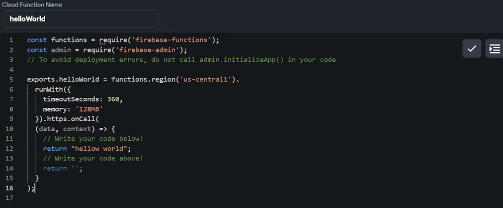 Cloud functions not running