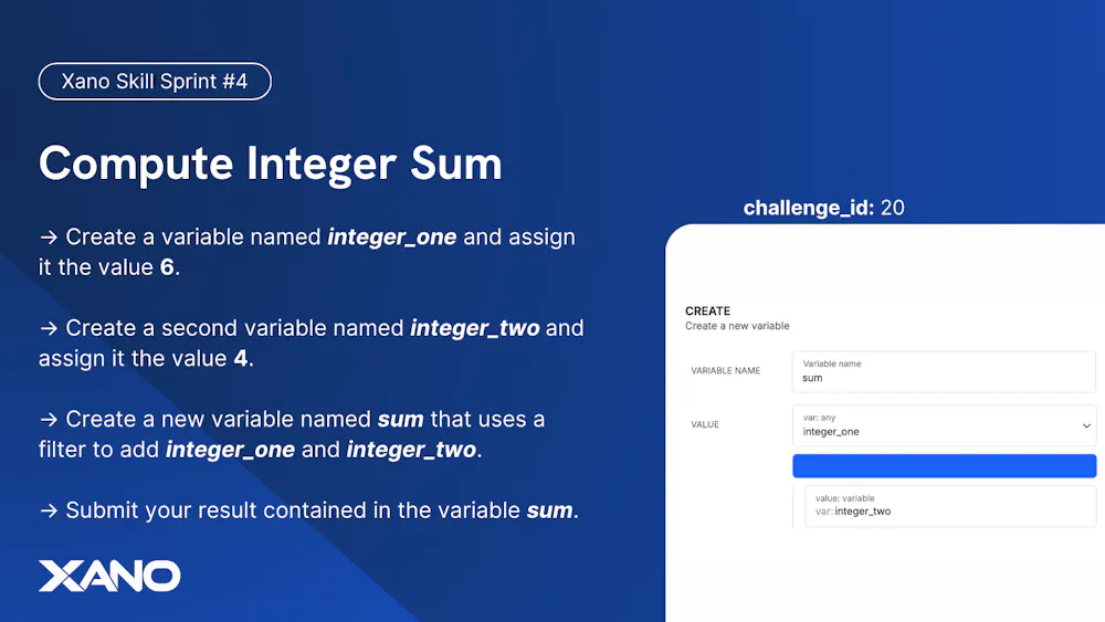 Compute Integer Sum - Challenge #20