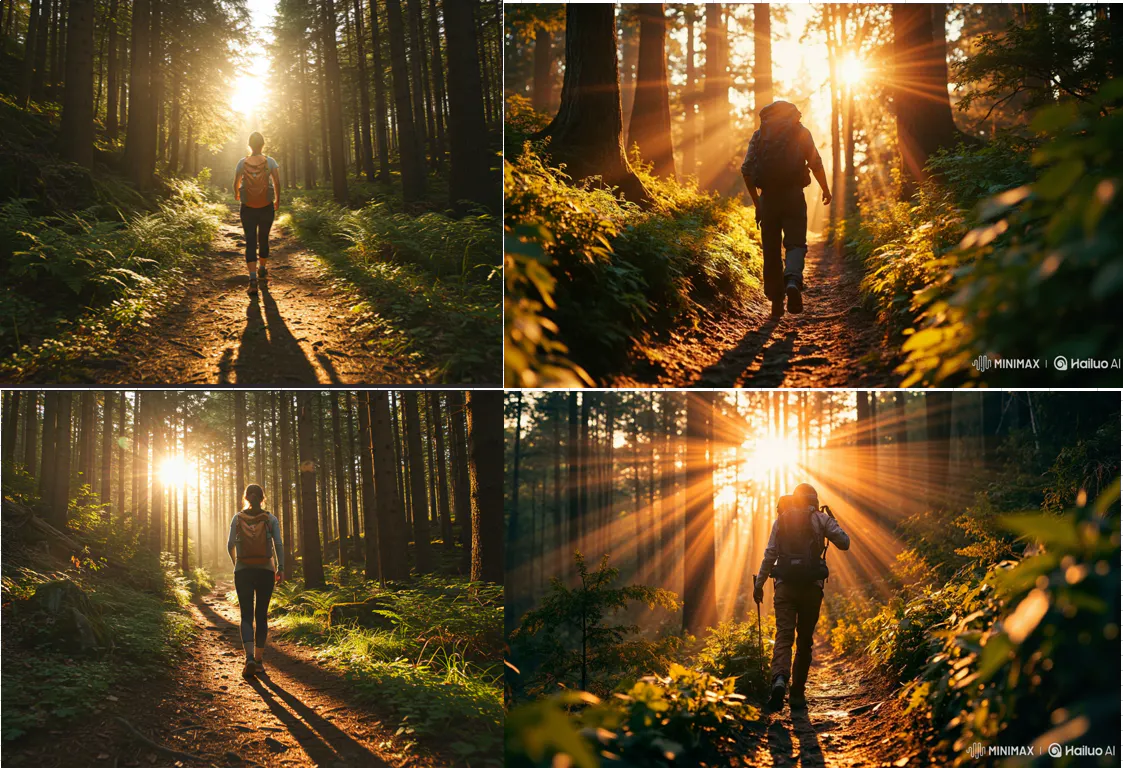 숲을 걷는 여자의 4 장