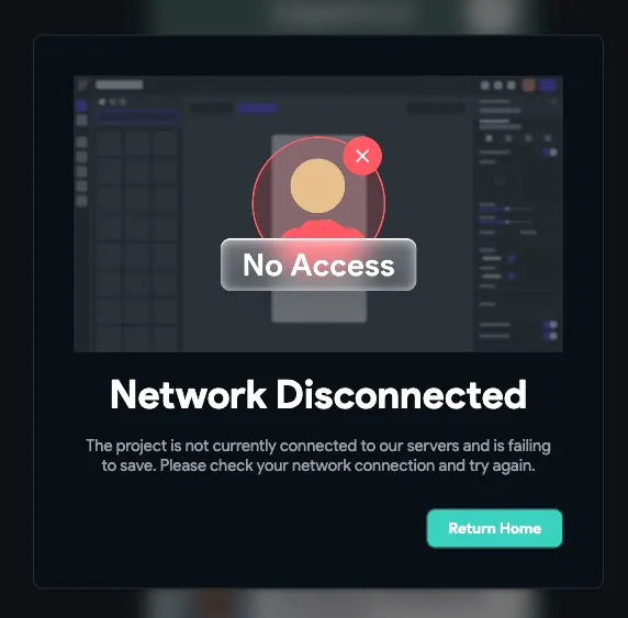 FlutterFlow keeps losing connection