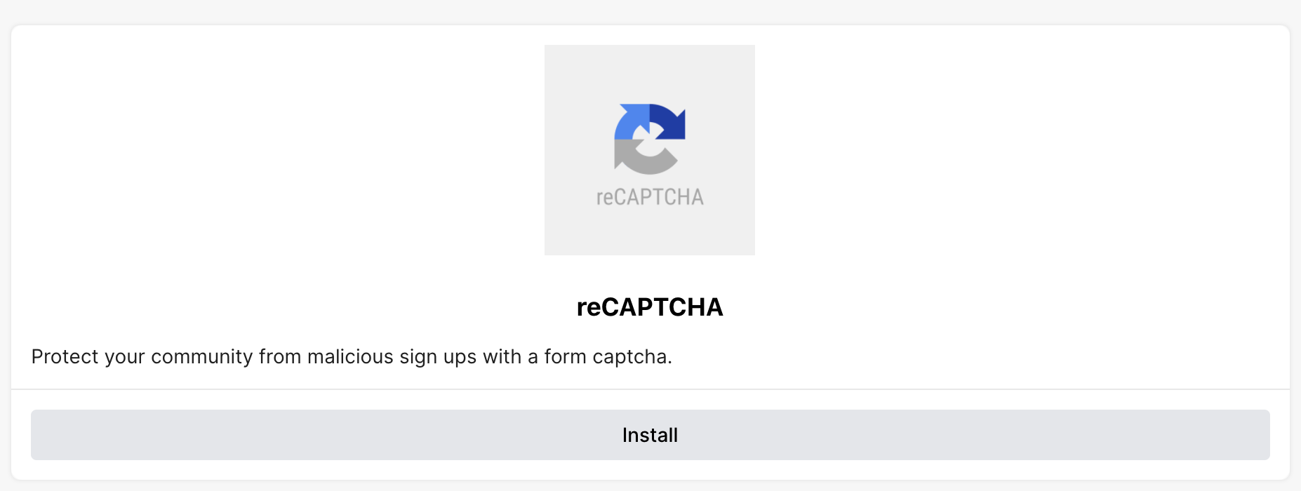 reCaptcha App