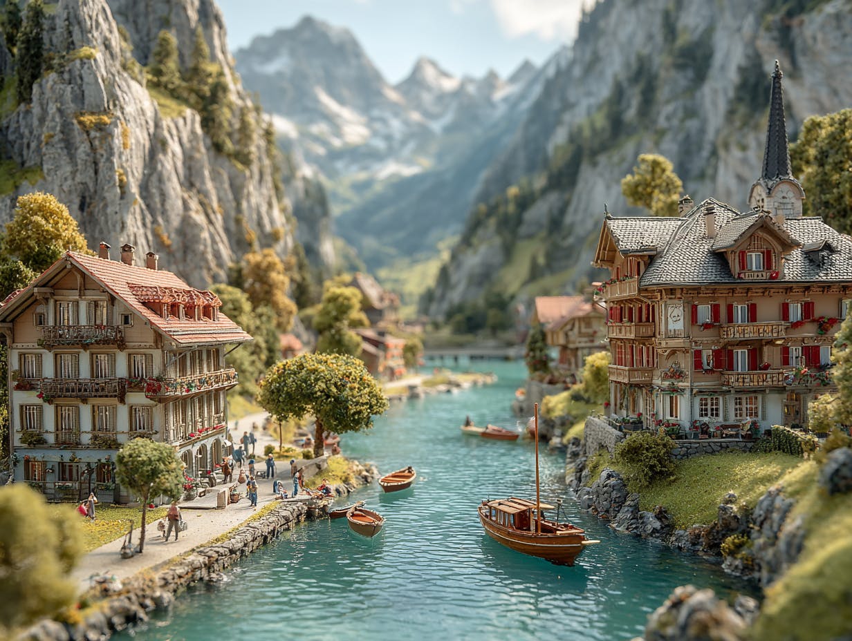 스위스의 미니어처 마을