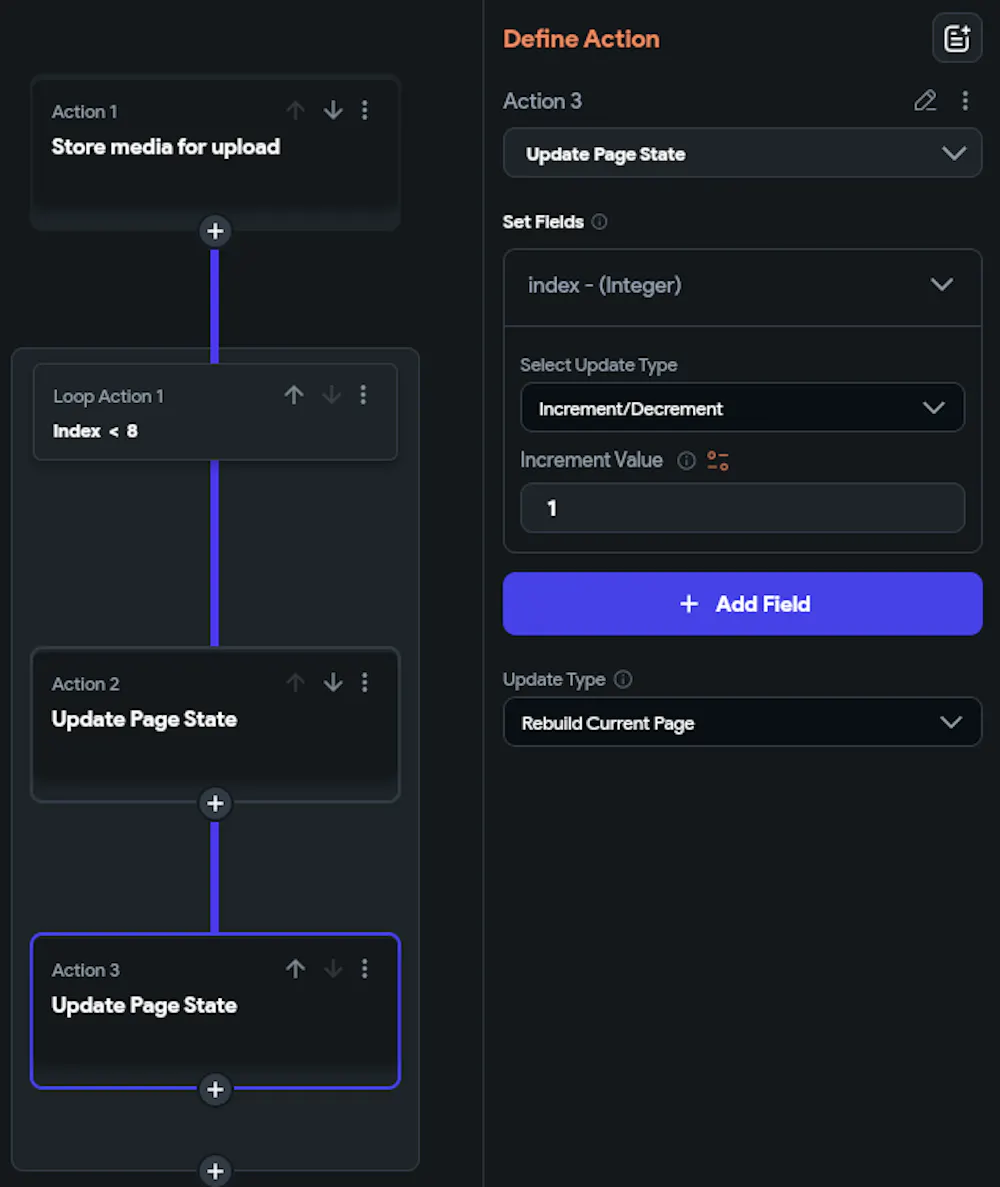Trigger Upload Multiple Times