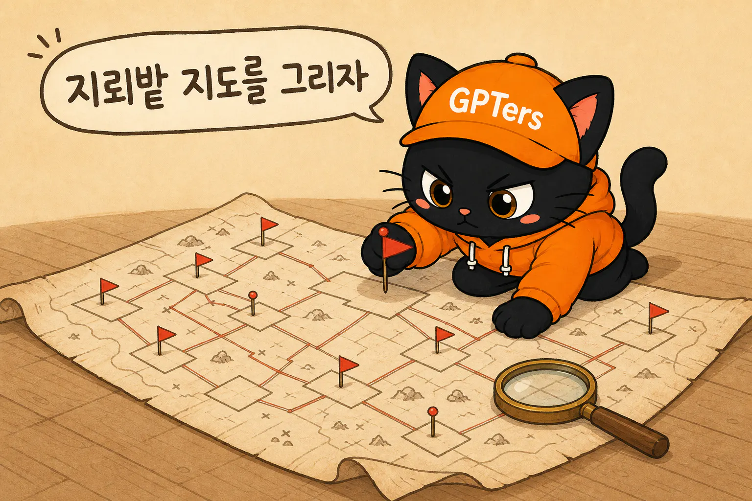 지뢰밭을 지도로 그리는 뽀짝이