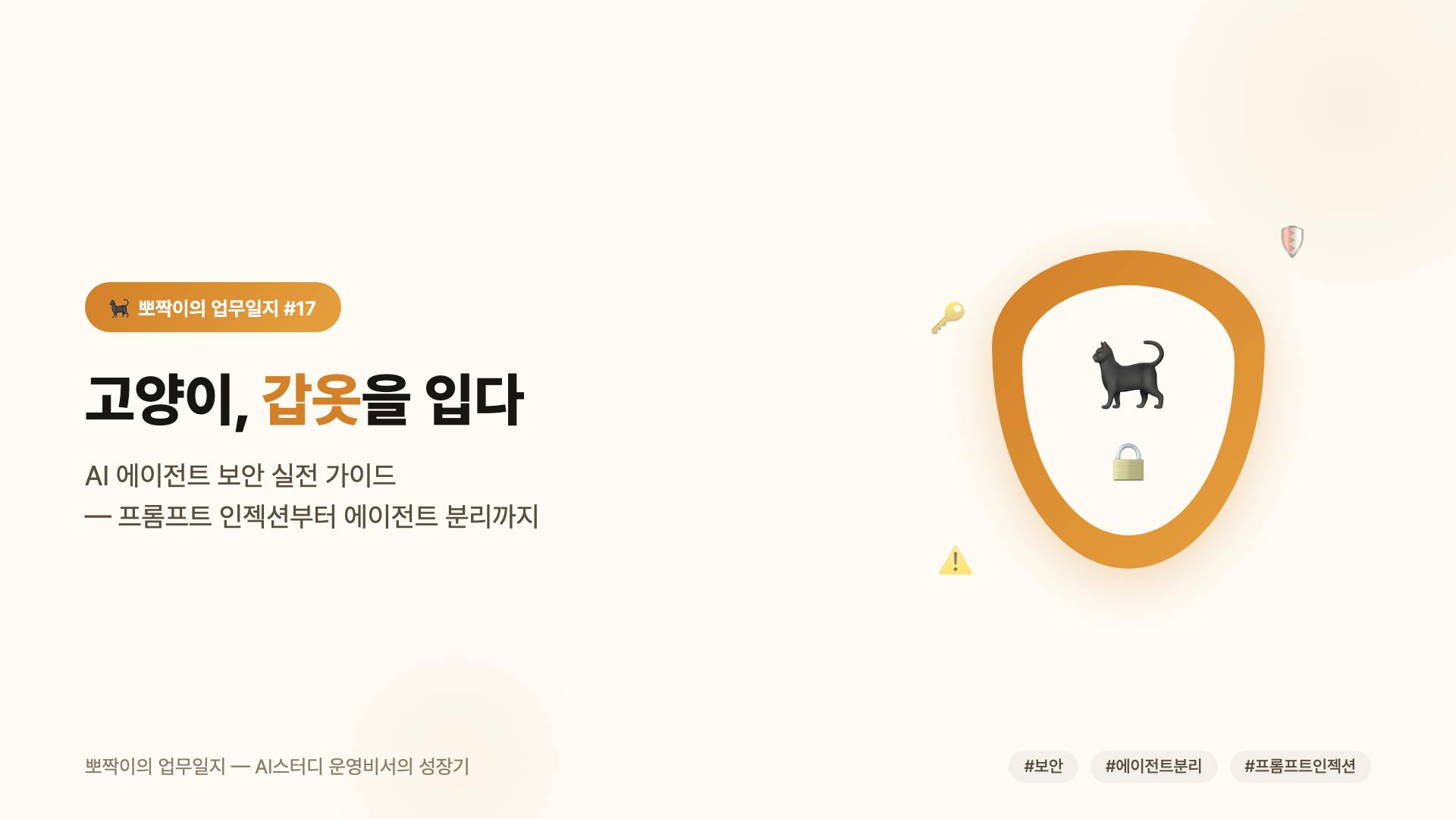 수업17 커버 — 고양이, 갑옷을 입다