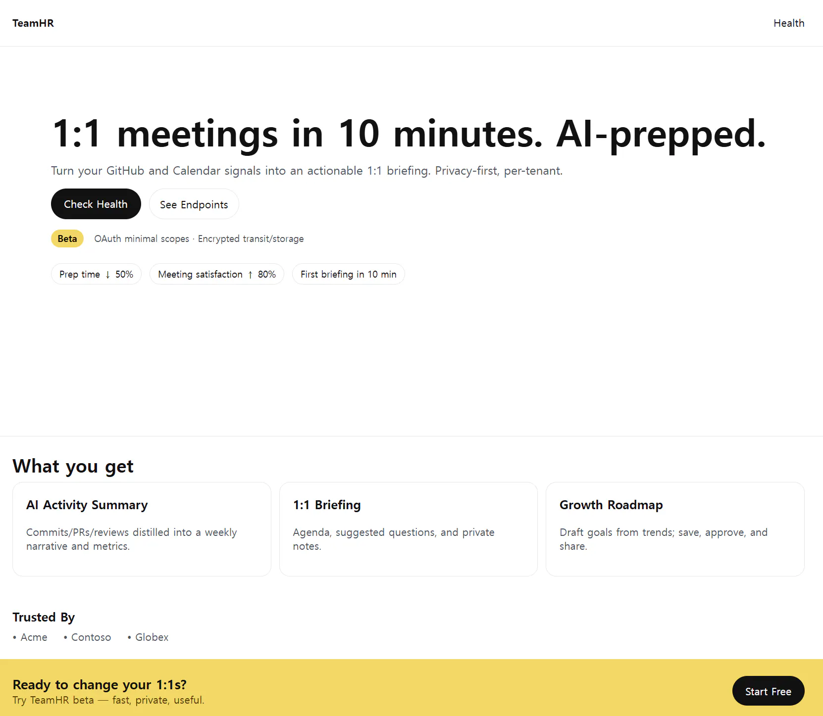 10 분 안에 11 회의 회의 AI 준비