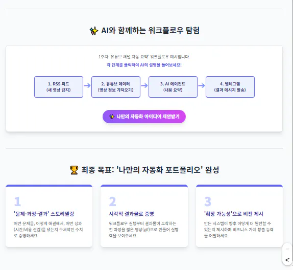 한국 웹 사이트의 스크린 샷