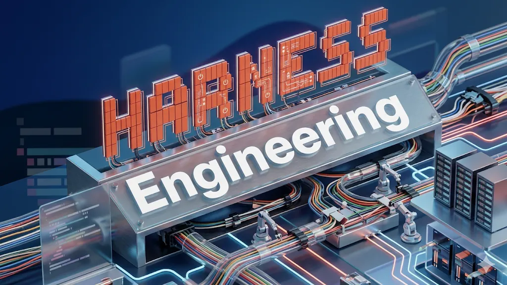 Harness Engineering이라는 단어가 적힌 표지판