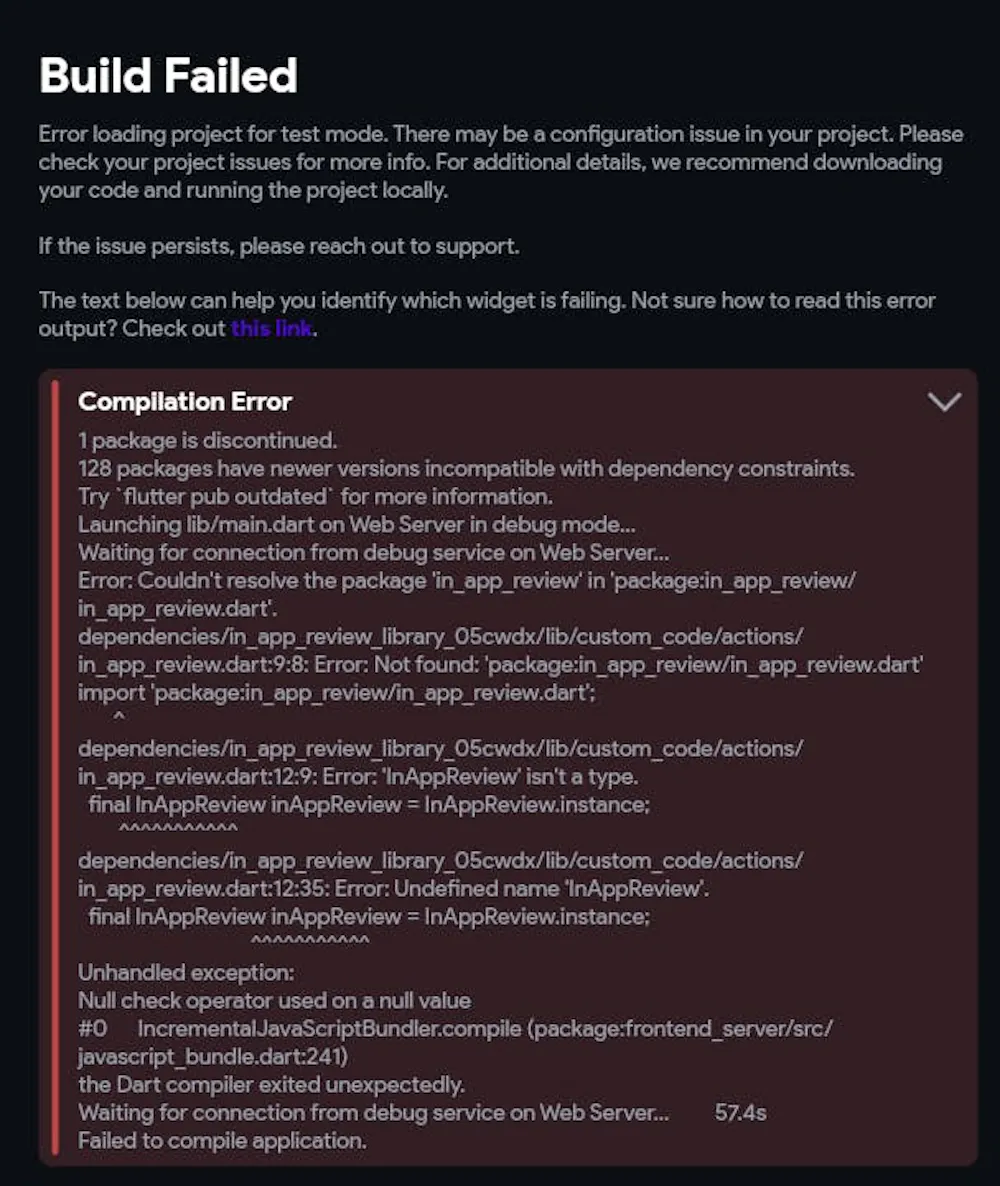 Integrating in app review plugin