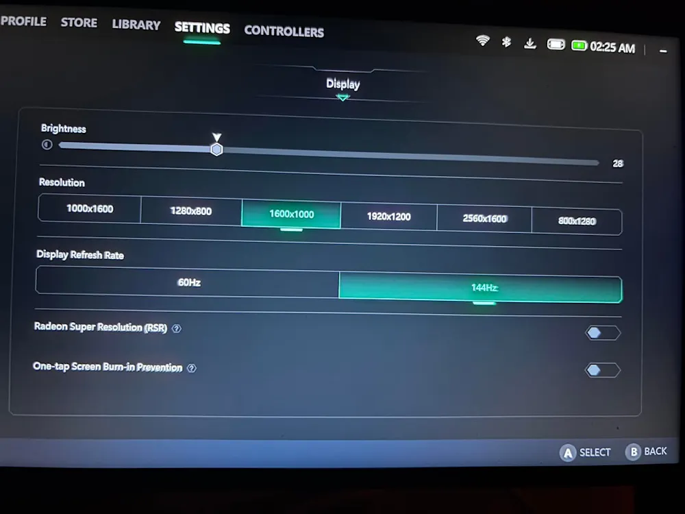 How do I replace the resolution settings in the r menu? I don’t really ...