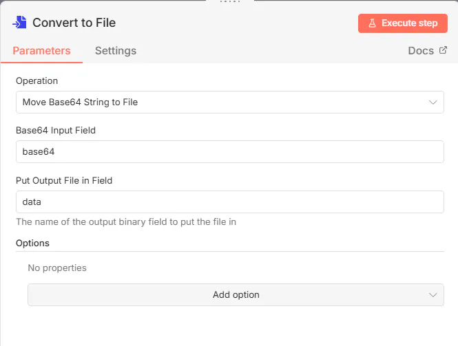 iPhone의 파일 변환 옵션 스크린샷