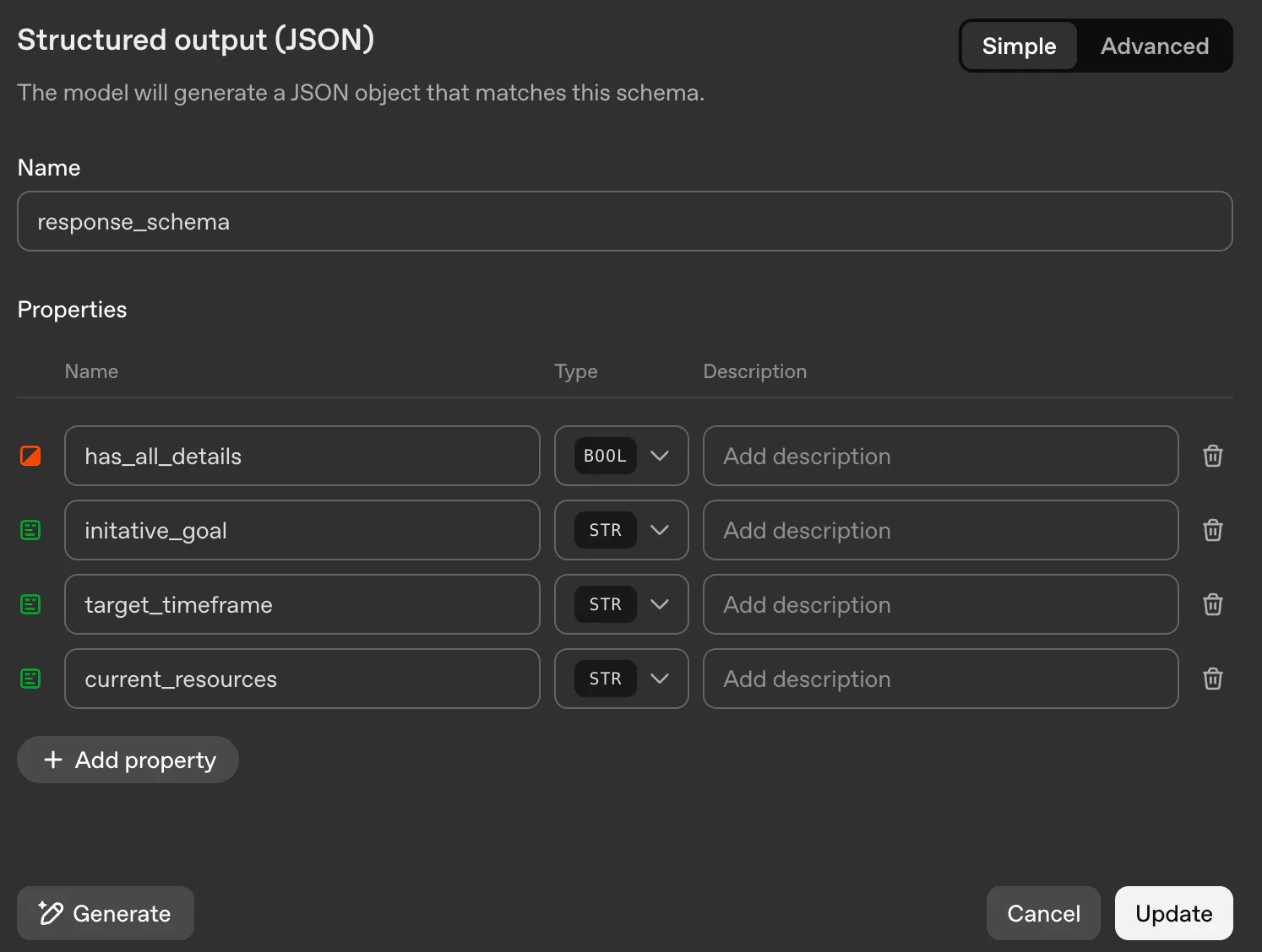 웹사이트 설정을 보여주는 화면의 스크린샷