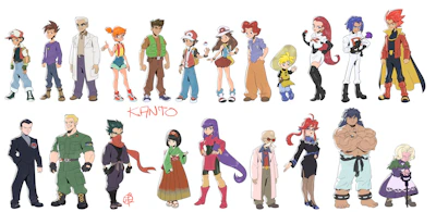 Pokemon - Kanto Humans