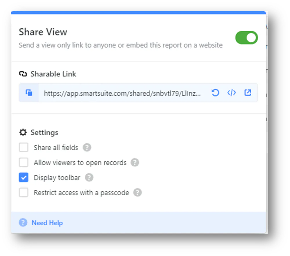 Shared View Updates
