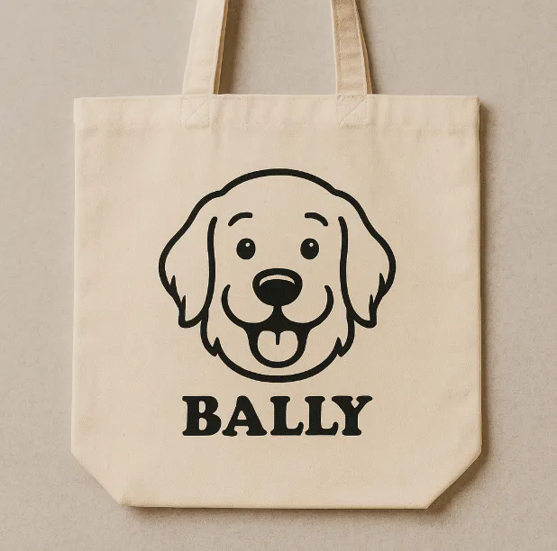 Bally라는 단어가있는 토트 백
