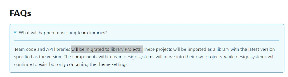New Api and code Libraries Migration