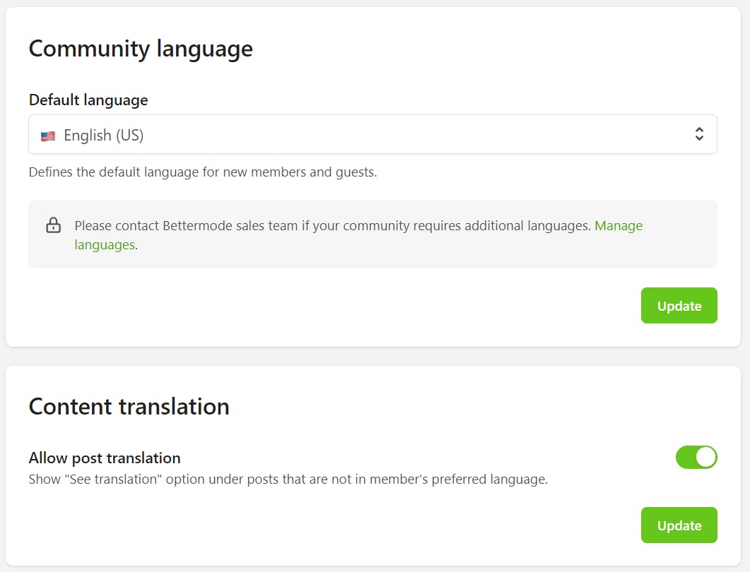 Building a multilingual knowledge base on Bettermode