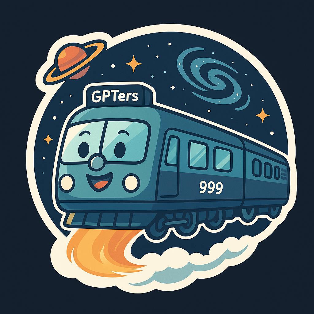 gpters 99라는 단어가 달린 만화 열차