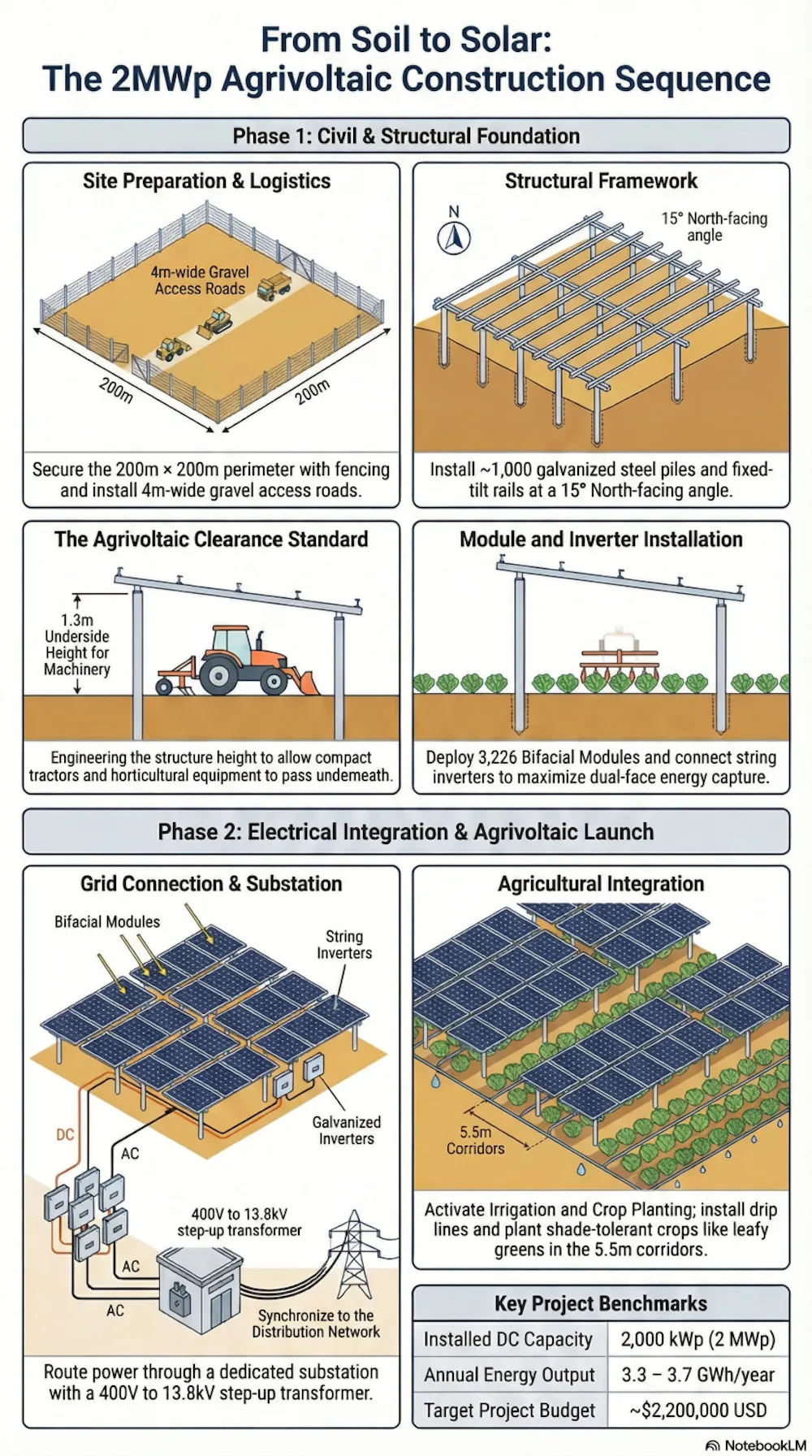 Solar PV + Agrivoltaics are feasible