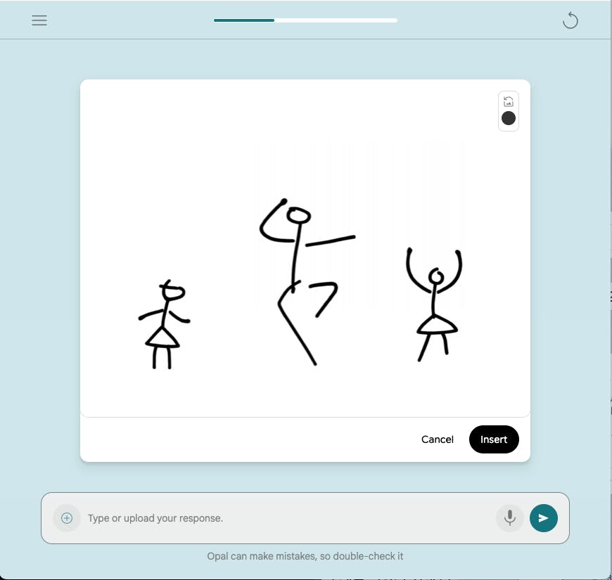 남자와 여자의 그림이있는 드로잉 앱의 스크린 샷