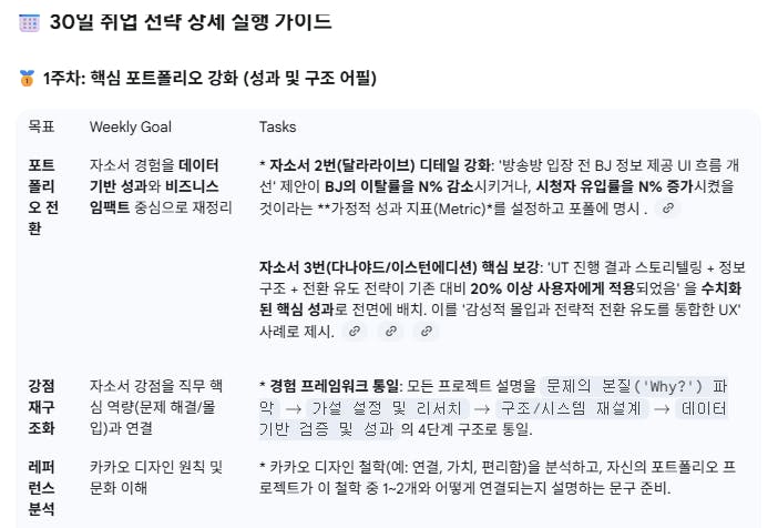 한국어 텍스트가 있는 페이지의 스크린샷