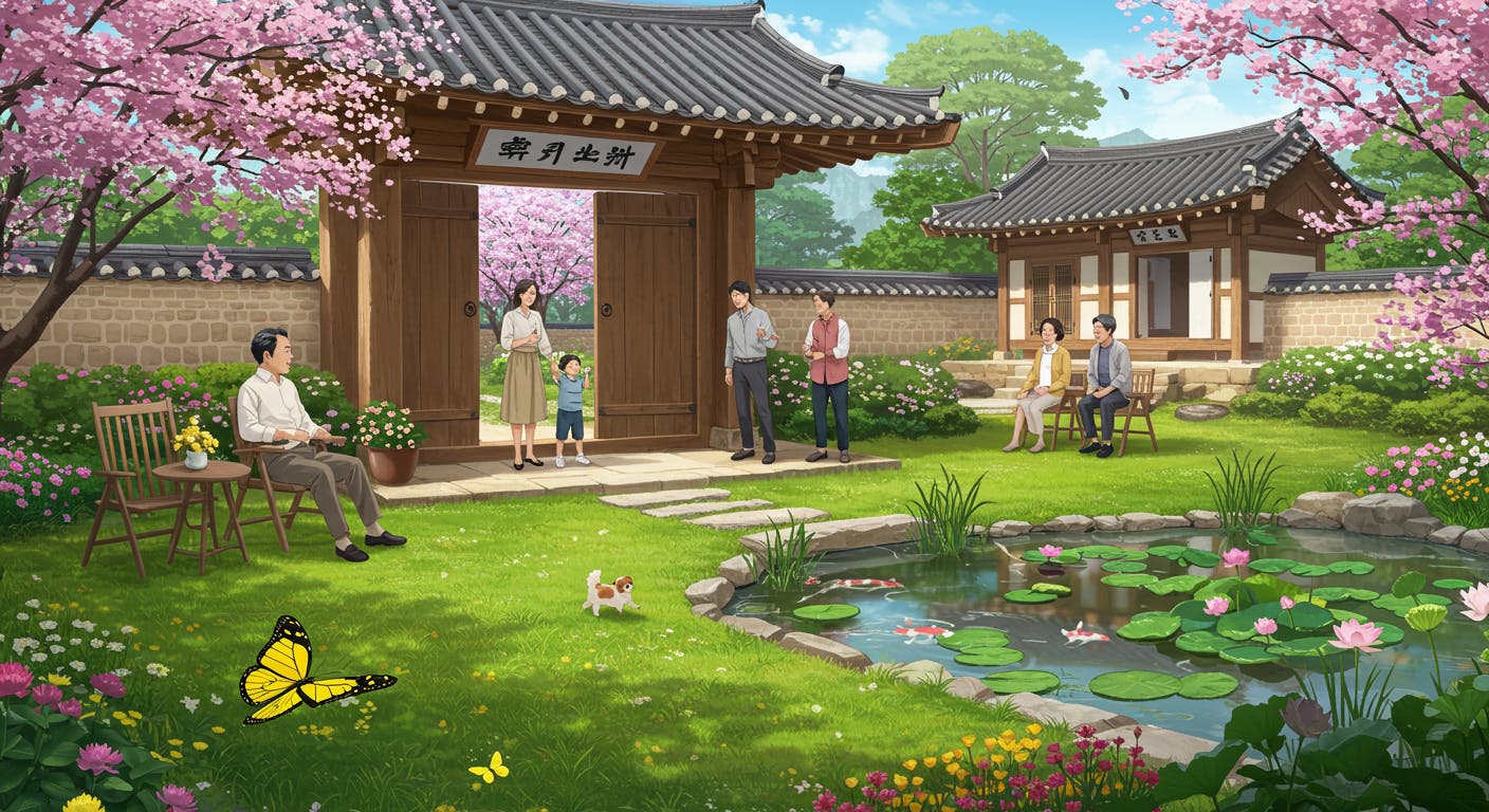 한국 정원 - 스크린 샷 썸네일