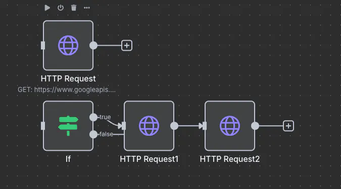 HTML 요청의 스크린 샷