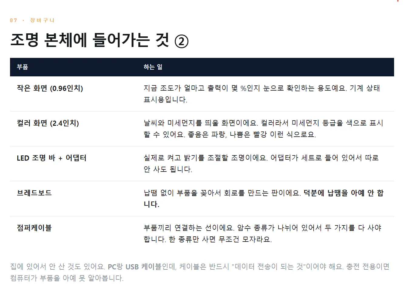 한국어 웹사이트 스크린샷
