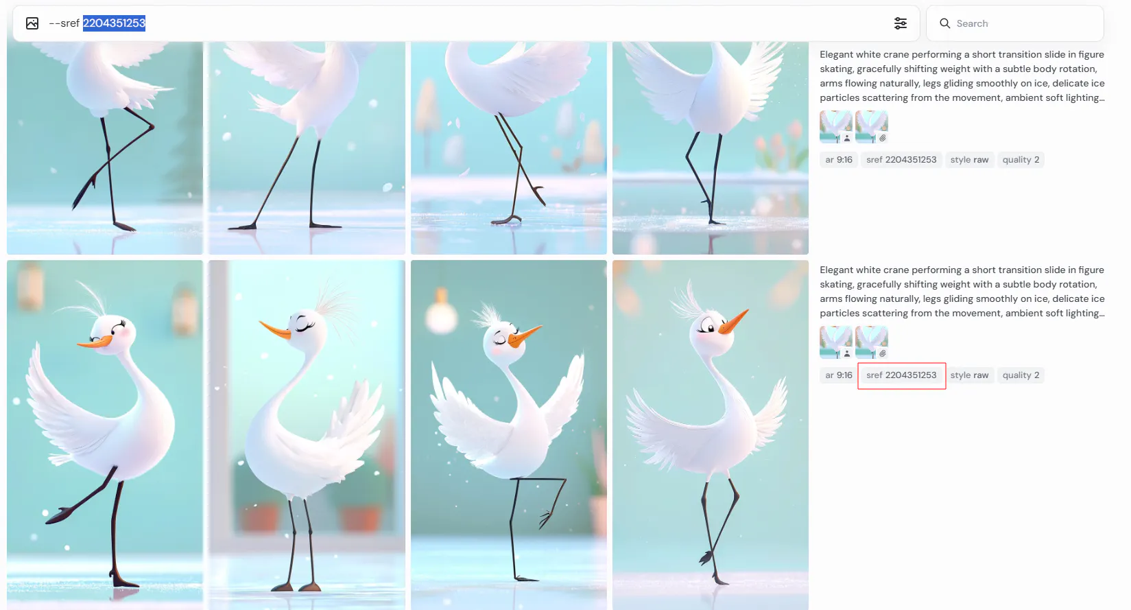 포즈가 다른 흰색 황새의 사진