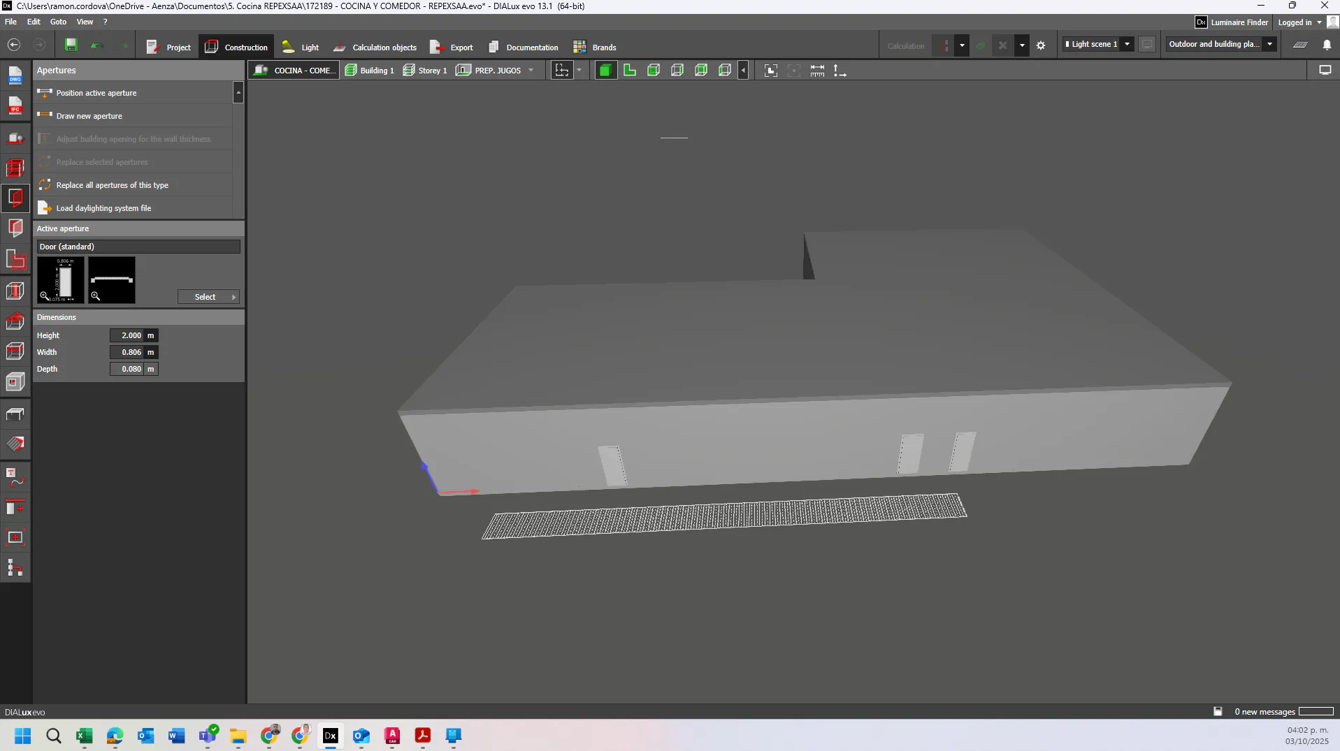 3D Storey View Looks Extremely Small and Zoom Doesn’t Work