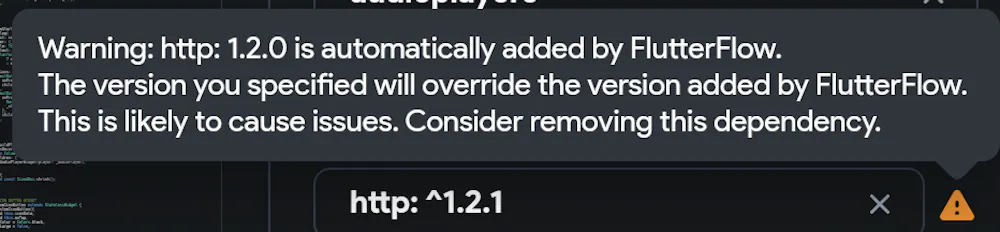 Update default FlutterFlow package version