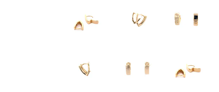 금 - 도금 귀걸이 세트