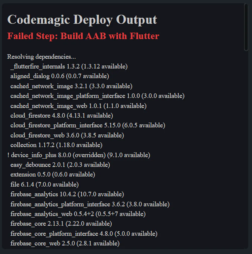 Can't Download AAB files.