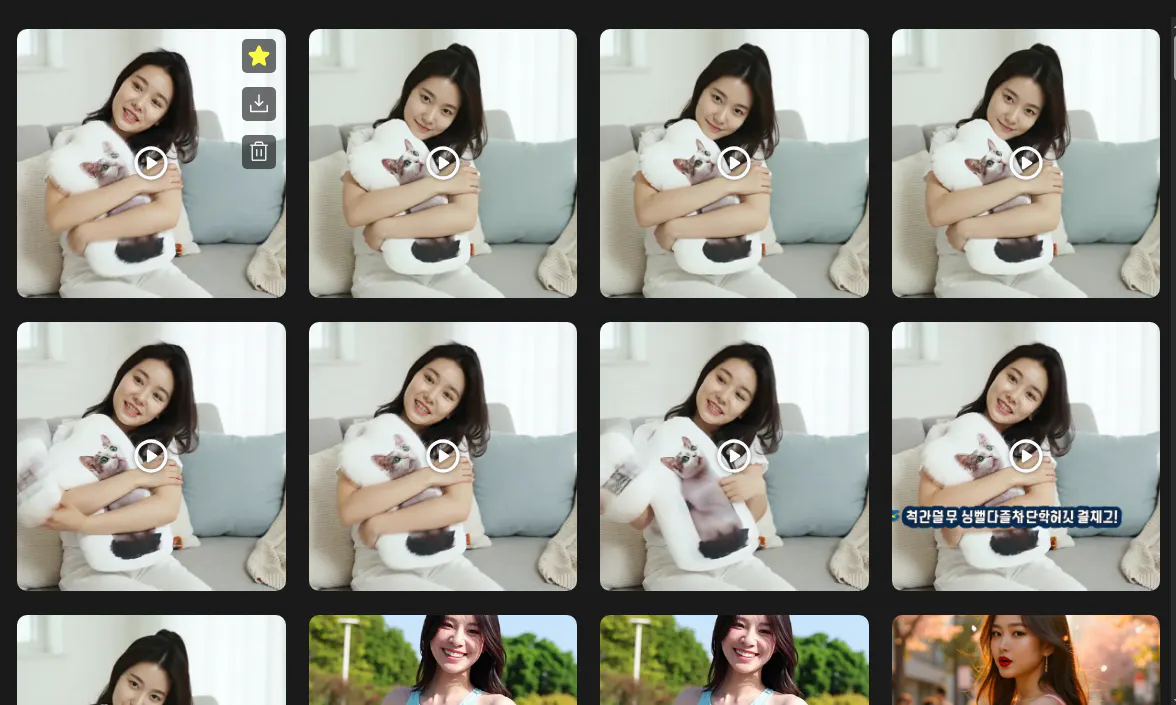 테디 베어를 들고있는 여자의 사진 그룹