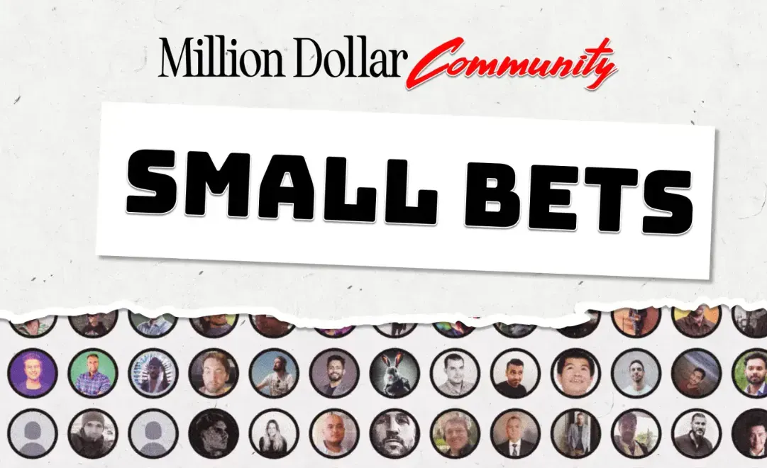 백만 달러 커뮤니티 소액 베팅이라는 단어를 사용하는 사람들의 그룹