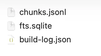 청크 js fs 슬릿 빌드 로그 json