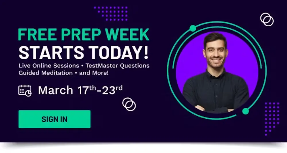 Free Prep Week is happening now!