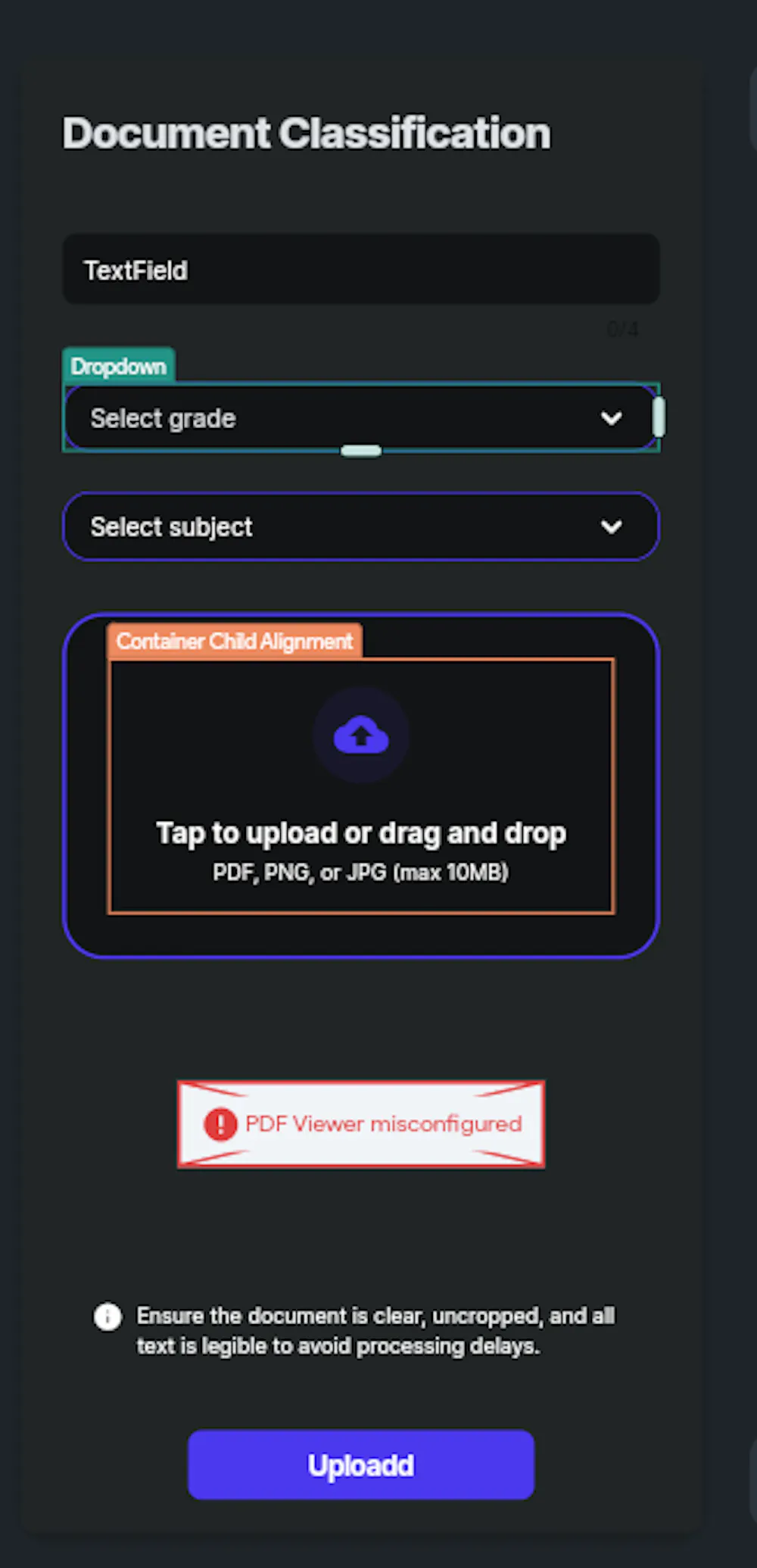 Trouble creating dynamic dropdowns