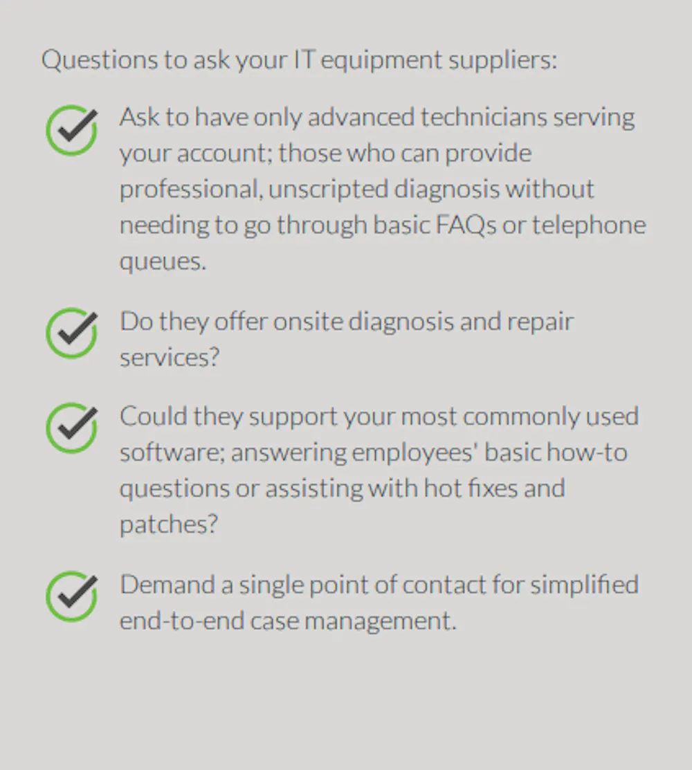 Manufacturing - Developing a Scalable Tech Support Strategy