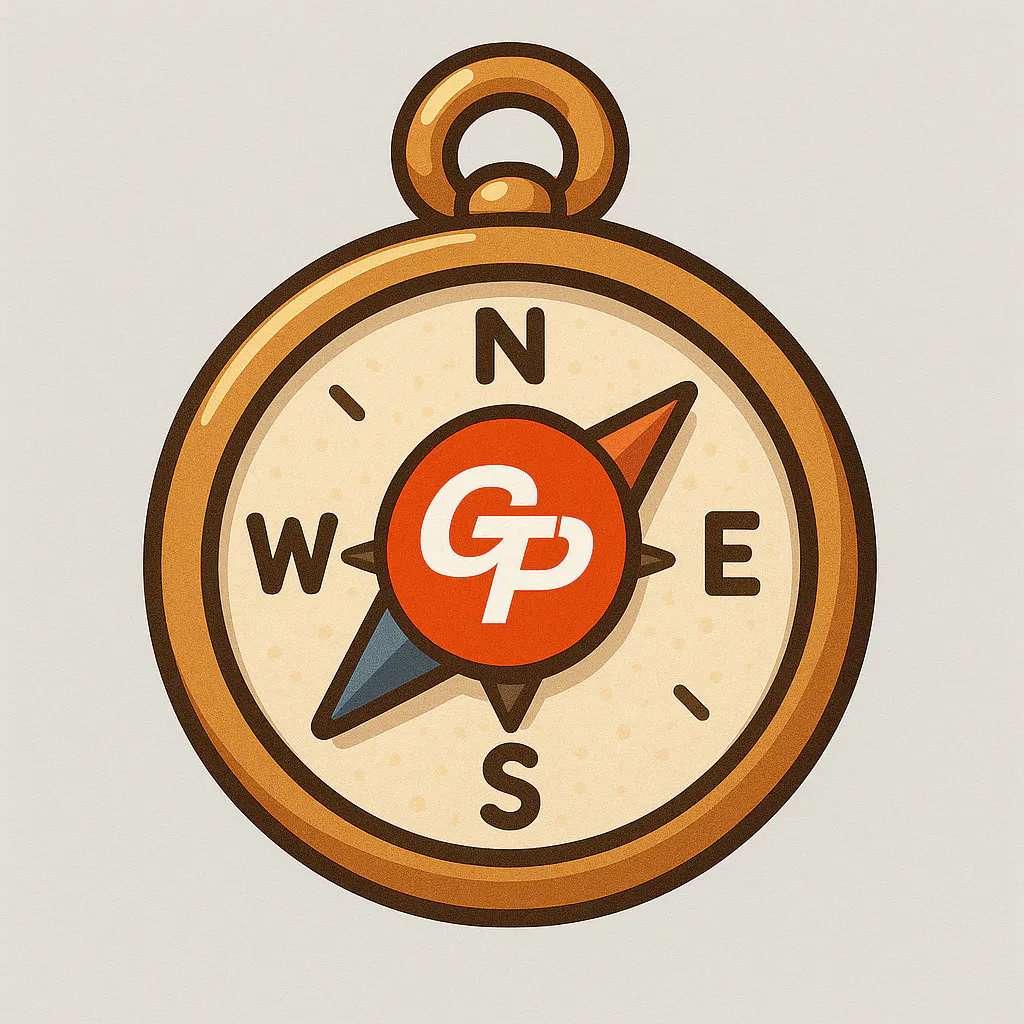 GP라는 단어가있는 나침반