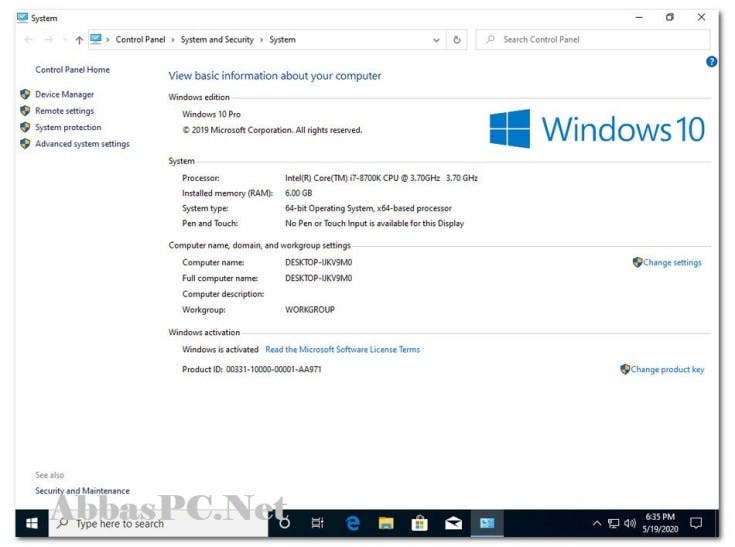windows 10 Pro Updated Free Download