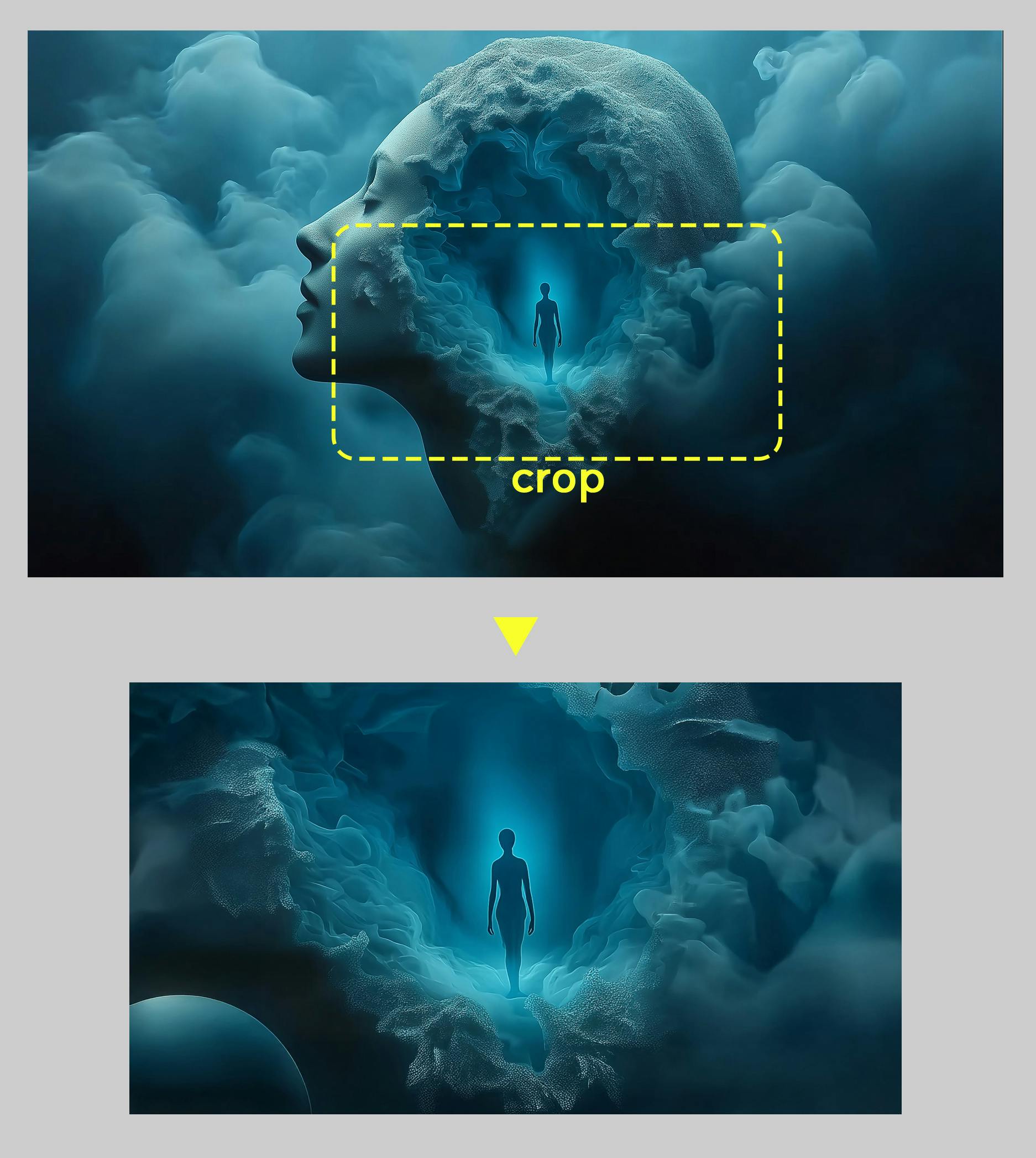 구름에있는 사람과 푸른 하늘에있는 사람의 사진
