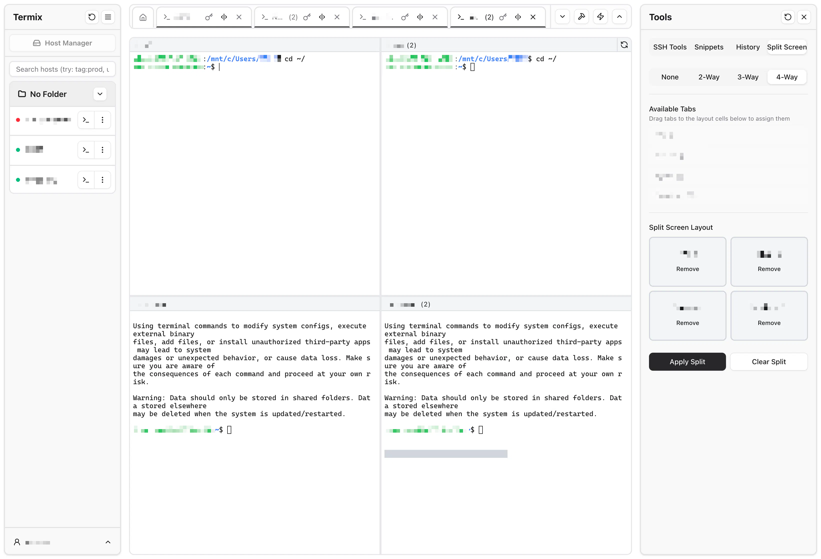 다양한 유형의 정보를 보여주는 웹페이지의 스크린샷